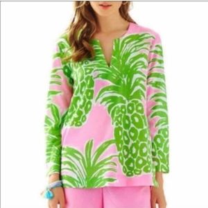 Lilly Pulitzer Amelia Island 100% Cotton Tunic Shirt